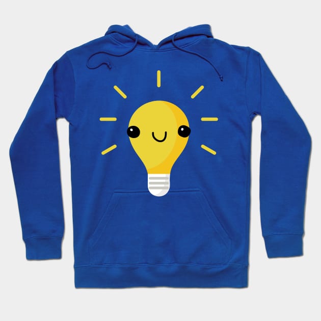 Cutey Face Lightbulb Hoodie by Bearious